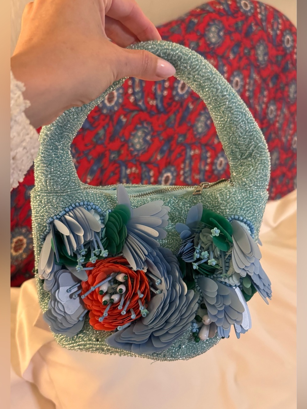 Viral beaded bag NWOT